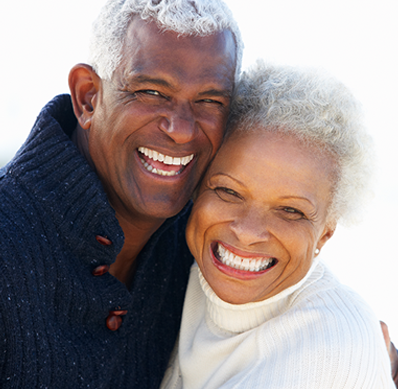 older couple smiling